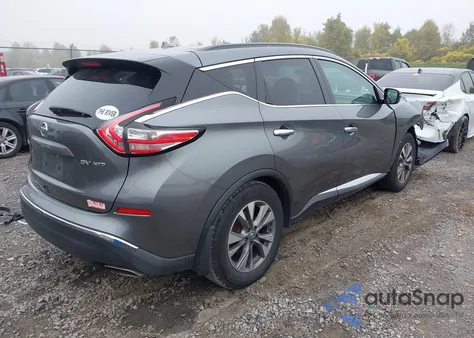 2015 Nissan Murano Sv z USA, uszkodzony, nr VIN 5N1AZ2MH9FN281471